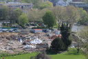 Blick vom Gymnasium am Wirteltor.