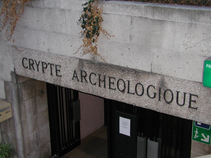 Crypte arch�ologique