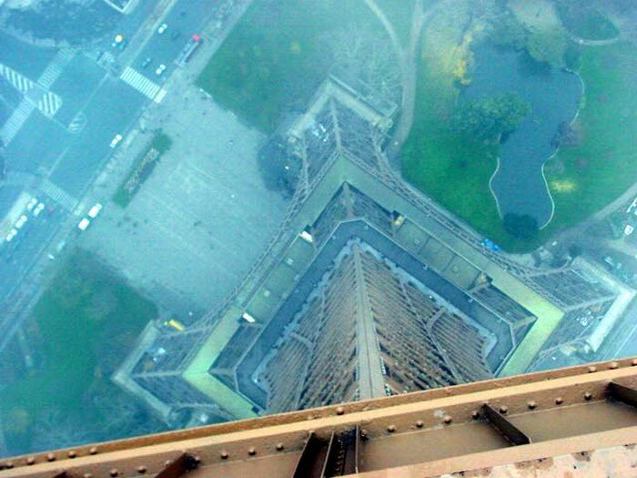 Tour Eiffel d'en haut